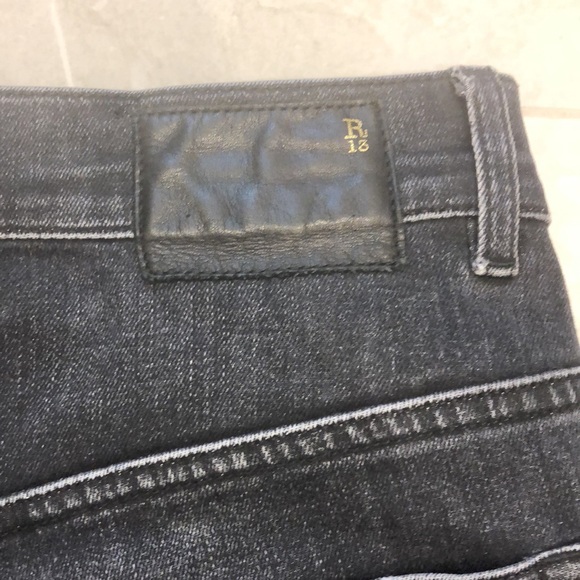 Washed black R13 Skate jeans size 24 - Picture 4 of 6